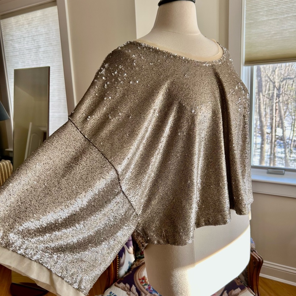 🆕 Free People Sequin Top - Picture 2 of 5